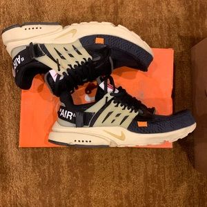 off white Nike prestos, size 10, no hang tag, missing off white laces